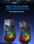 Souris de jeu sans fil AULA SC620, design léger, effets lumineux multiples, bouton de tir personnalisable, détection de mouvement optique - FATAONSouris de jeu sans fil AULA SC620, design léger, effets lumineux multiples, bouton de tir personnalisable, détection de mouvement optiqueProductivité & OrganisationFATAON