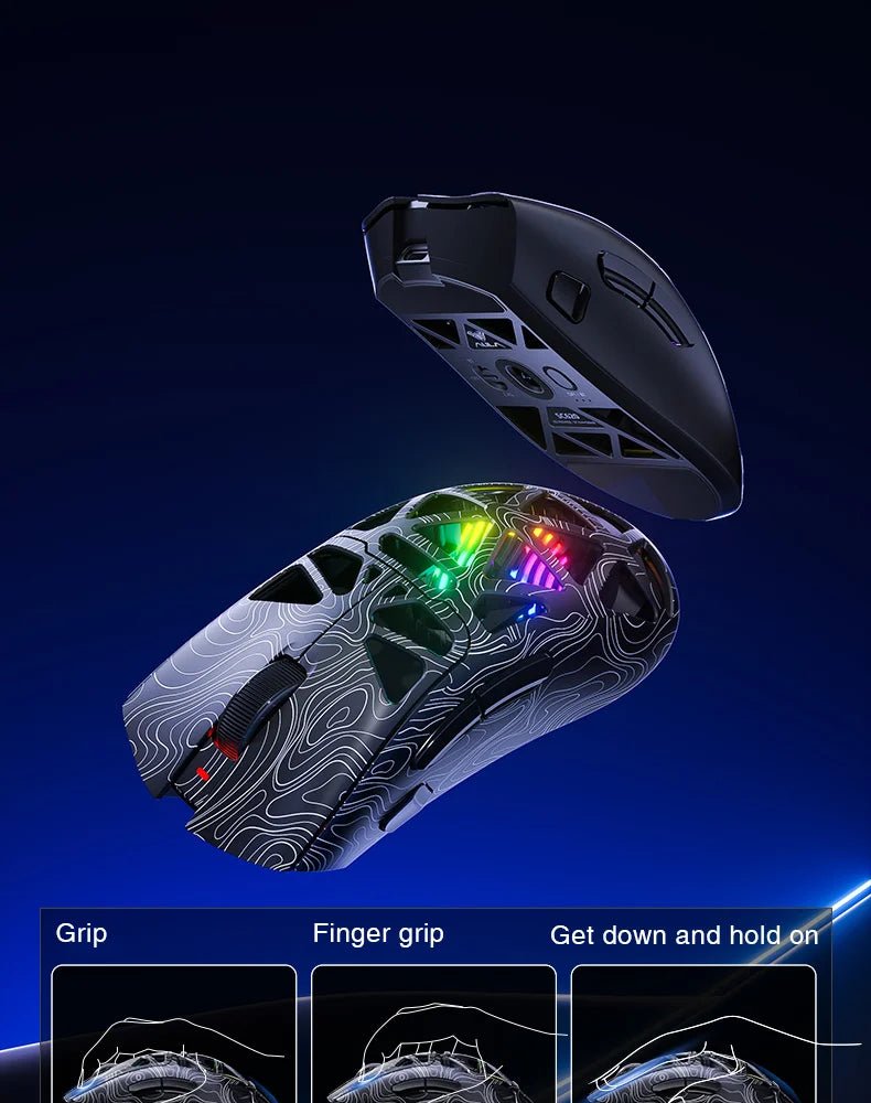 Souris de jeu sans fil AULA SC620, design léger, effets lumineux multiples, bouton de tir personnalisable, détection de mouvement optique - FATAONSouris de jeu sans fil AULA SC620, design léger, effets lumineux multiples, bouton de tir personnalisable, détection de mouvement optiqueProductivité & OrganisationFATAON