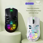 Souris de jeu sans fil AULA SC620, design léger, effets lumineux multiples, bouton de tir personnalisable, détection de mouvement optique - FATAONSouris de jeu sans fil AULA SC620, design léger, effets lumineux multiples, bouton de tir personnalisable, détection de mouvement optiqueProductivité & OrganisationFATAON