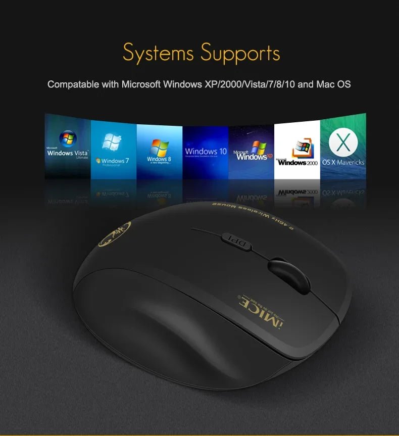 Souris sans fil NexusClick 2.4G à clic silencieux, 3 DPI réglables, 6 boutons, économie d'énergie, USB Plug and Play, pour ordinateur portable, bureau, jeux - FATAONSouris sans fil NexusClick 2.4G à clic silencieux, 3 DPI réglables, 6 boutons, économie d'énergie, USB Plug and Play, pour ordinateur portable, bureau, jeuxProductivité & OrganisationFATAON