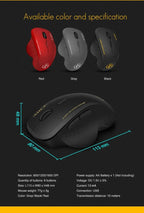 Souris sans fil NexusClick 2.4G à clic silencieux, 3 DPI réglables, 6 boutons, économie d'énergie, USB Plug and Play, pour ordinateur portable, bureau, jeux - FATAONSouris sans fil NexusClick 2.4G à clic silencieux, 3 DPI réglables, 6 boutons, économie d'énergie, USB Plug and Play, pour ordinateur portable, bureau, jeuxProductivité & OrganisationFATAON
