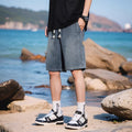 Star Pattern Denim Shorts Men's Summer 2026 New Retro All-match Straight Loose Casual Five-point Pants - FATAONStar Pattern Denim Shorts Men's Summer 2026 New Retro All-match Straight Loose Casual Five-point PantsMode HommeFATAON
