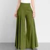 Stock Foreign Trade 2025 EBay AliExpress Wish Spring OL Women's Solid Color High Waist Loose Wide-leg Vintage Casual Pants - FATAONStock Foreign Trade 2025 EBay AliExpress Wish Spring OL Women's Solid Color High Waist Loose Wide-leg Vintage Casual PantsMode FemmeFATAON