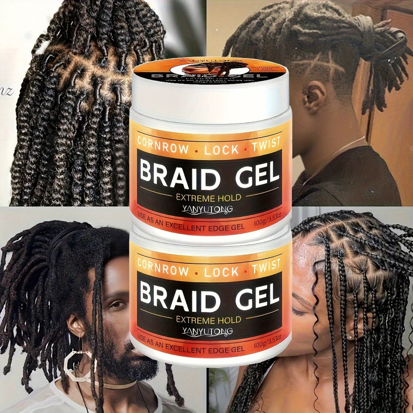 Stylage tressage Gel cire carburateur longue durée forte tenue pommade Anti-frisottis lisse finition des cheveux façonnage contrôle des bords des cheveux - FATAONStylage tressage Gel cire carburateur longue durée forte tenue pommade Anti-frisottis lisse finition des cheveux façonnage contrôle des bords des cheveuxBeauté HommeFATAON
