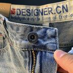 Summer Casual Shorts Men's plus size Light Color Five-point Jeans Trendy Embroidered High-end Men's Straight Pants - FATAONSummer Casual Shorts Men's plus size Light Color Five-point Jeans Trendy Embroidered High-end Men's Straight PantsMode HommeFATAON