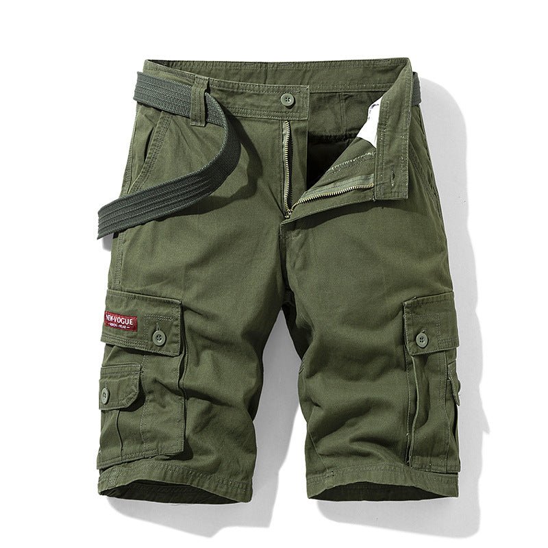 Summer Men's Fashionable Multi-Pocket Workwear Shorts Thin Casual Fashion 95555 Cross-Border for Amazon - FATAONSummer Men's Fashionable Multi-Pocket Workwear Shorts Thin Casual Fashion 95555 Cross-Border for AmazonMode HommeFATAON