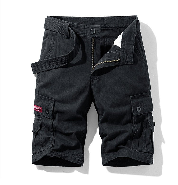 Summer Men's Fashionable Multi-Pocket Workwear Shorts Thin Casual Fashion 95555 Cross-Border for Amazon - FATAONSummer Men's Fashionable Multi-Pocket Workwear Shorts Thin Casual Fashion 95555 Cross-Border for AmazonMode HommeFATAON