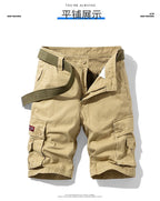 Summer Men's Fashionable Multi-Pocket Workwear Shorts Thin Casual Fashion 95555 Cross-Border for Amazon - FATAONSummer Men's Fashionable Multi-Pocket Workwear Shorts Thin Casual Fashion 95555 Cross-Border for AmazonMode HommeFATAON