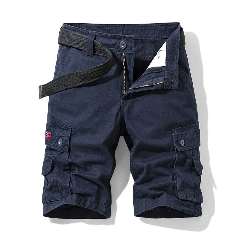Summer Men's Fashionable Multi-Pocket Workwear Shorts Thin Casual Fashion 95555 Cross-Border for Amazon - FATAONSummer Men's Fashionable Multi-Pocket Workwear Shorts Thin Casual Fashion 95555 Cross-Border for AmazonMode HommeFATAON