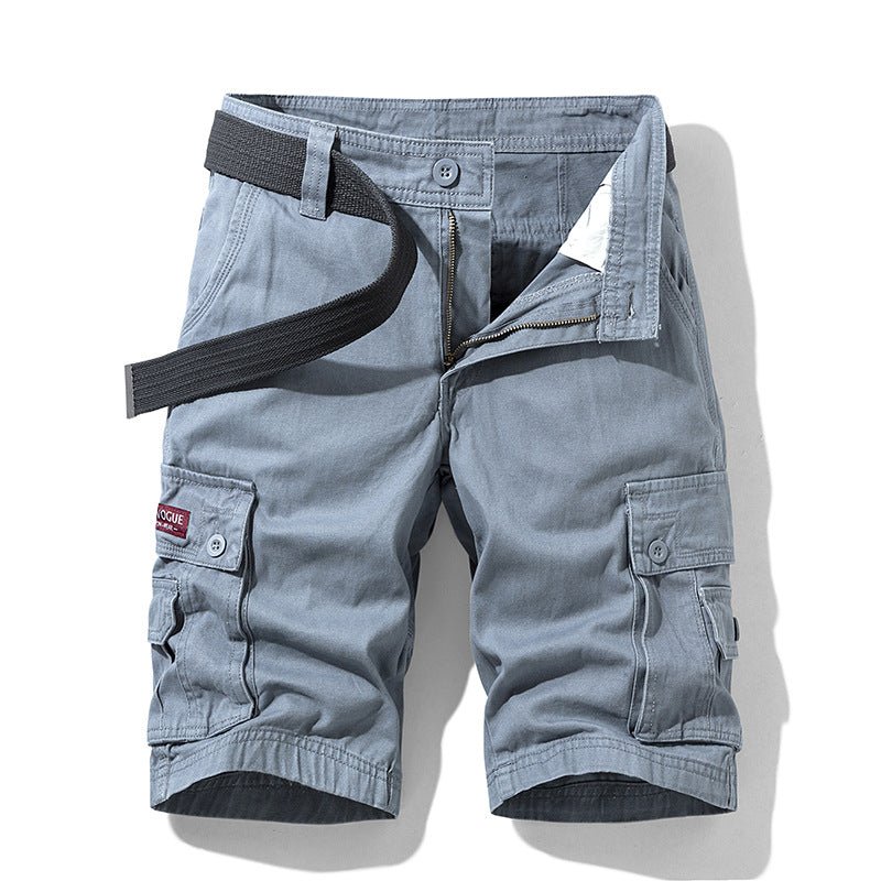 Summer Men's Fashionable Multi-Pocket Workwear Shorts Thin Casual Fashion 95555 Cross-Border for Amazon - FATAONSummer Men's Fashionable Multi-Pocket Workwear Shorts Thin Casual Fashion 95555 Cross-Border for AmazonMode HommeFATAON
