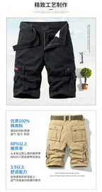 Summer Men's Fashionable Multi-Pocket Workwear Shorts Thin Casual Fashion 95555 Cross-Border for Amazon - FATAONSummer Men's Fashionable Multi-Pocket Workwear Shorts Thin Casual Fashion 95555 Cross-Border for AmazonMode HommeFATAON