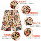 Summer new cotton and linen printed five-point men's beach pants casual sports loose plus size shorts men's thin fashion - FATAONSummer new cotton and linen printed five-point men's beach pants casual sports loose plus size shorts men's thin fashionMode HommeFATAON