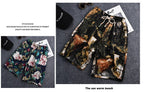 Summer new cotton and linen printed five-point men's beach pants casual sports loose plus size shorts men's thin fashion - FATAONSummer new cotton and linen printed five-point men's beach pants casual sports loose plus size shorts men's thin fashionMode HommeFATAON