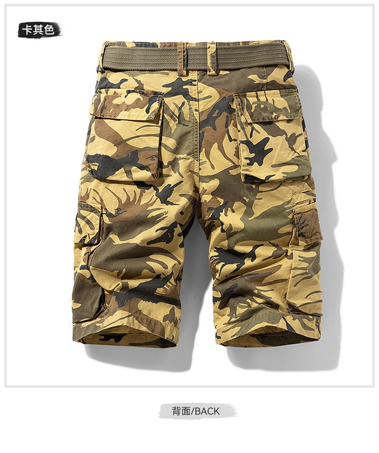 Summer New Style Tooling Shorts American Style Trendy Brand Loose Five-point Pants Casual All-match Youth Straight Multi-pocket Mid-length Pants - FATAONSummer New Style Tooling Shorts American Style Trendy Brand Loose Five-point Pants Casual All-match Youth Straight Multi-pocket Mid-length PantsMode HommeFATAON