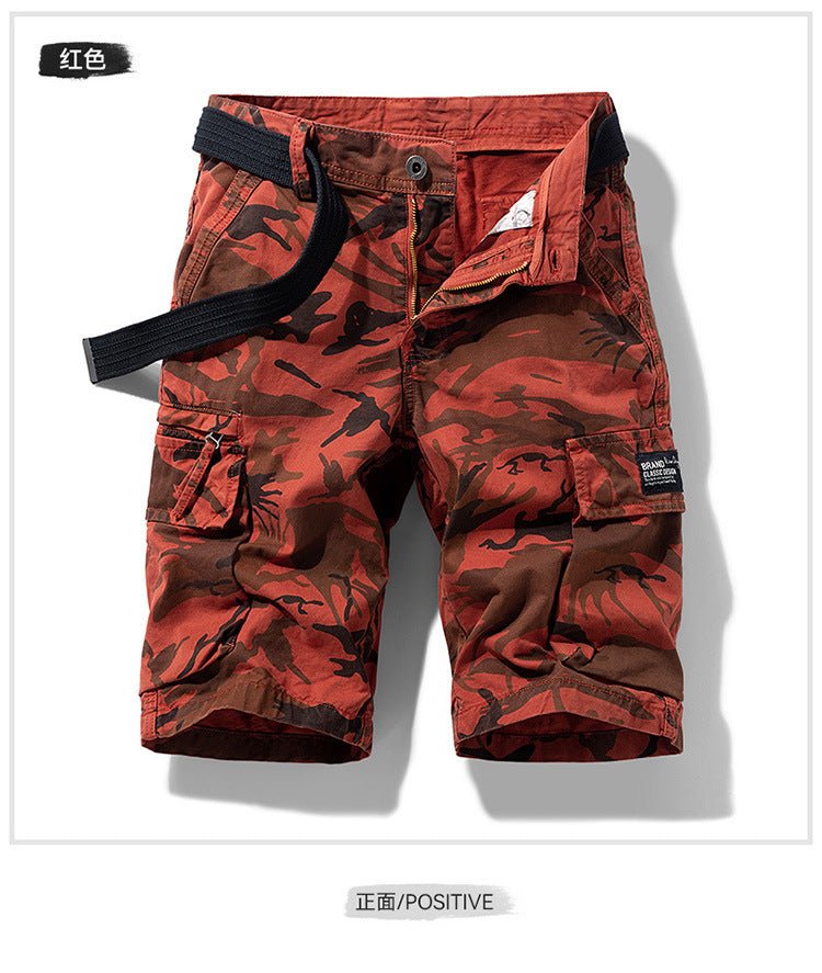 Summer New Style Tooling Shorts American Style Trendy Brand Loose Five-point Pants Casual All-match Youth Straight Multi-pocket Mid-length Pants - FATAONSummer New Style Tooling Shorts American Style Trendy Brand Loose Five-point Pants Casual All-match Youth Straight Multi-pocket Mid-length PantsMode HommeFATAON