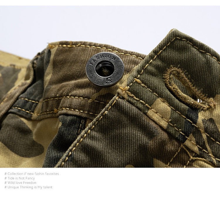 Summer New Style Tooling Shorts American Style Trendy Brand Loose Five-point Pants Casual All-match Youth Straight Multi-pocket Mid-length Pants - FATAONSummer New Style Tooling Shorts American Style Trendy Brand Loose Five-point Pants Casual All-match Youth Straight Multi-pocket Mid-length PantsMode HommeFATAON