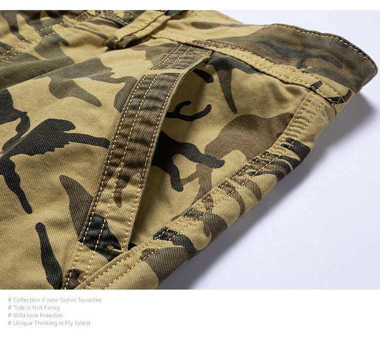 Summer New Style Tooling Shorts American Style Trendy Brand Loose Five-point Pants Casual All-match Youth Straight Multi-pocket Mid-length Pants - FATAONSummer New Style Tooling Shorts American Style Trendy Brand Loose Five-point Pants Casual All-match Youth Straight Multi-pocket Mid-length PantsMode HommeFATAON