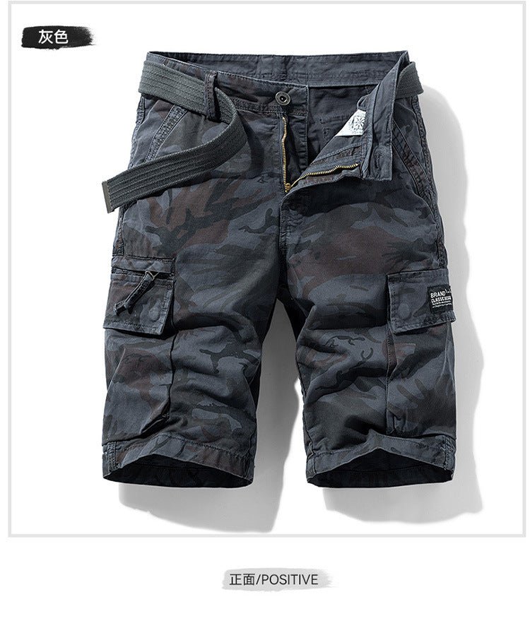 Summer New Style Tooling Shorts American Style Trendy Brand Loose Five-point Pants Casual All-match Youth Straight Multi-pocket Mid-length Pants - FATAONSummer New Style Tooling Shorts American Style Trendy Brand Loose Five-point Pants Casual All-match Youth Straight Multi-pocket Mid-length PantsMode HommeFATAON