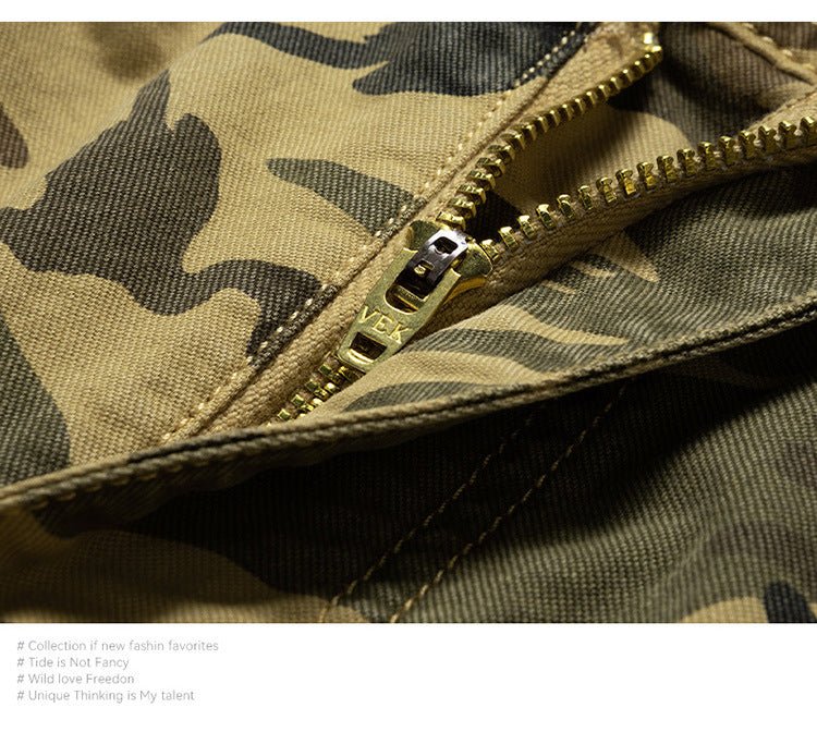 Summer New Style Tooling Shorts American Style Trendy Brand Loose Five-point Pants Casual All-match Youth Straight Multi-pocket Mid-length Pants - FATAONSummer New Style Tooling Shorts American Style Trendy Brand Loose Five-point Pants Casual All-match Youth Straight Multi-pocket Mid-length PantsMode HommeFATAON