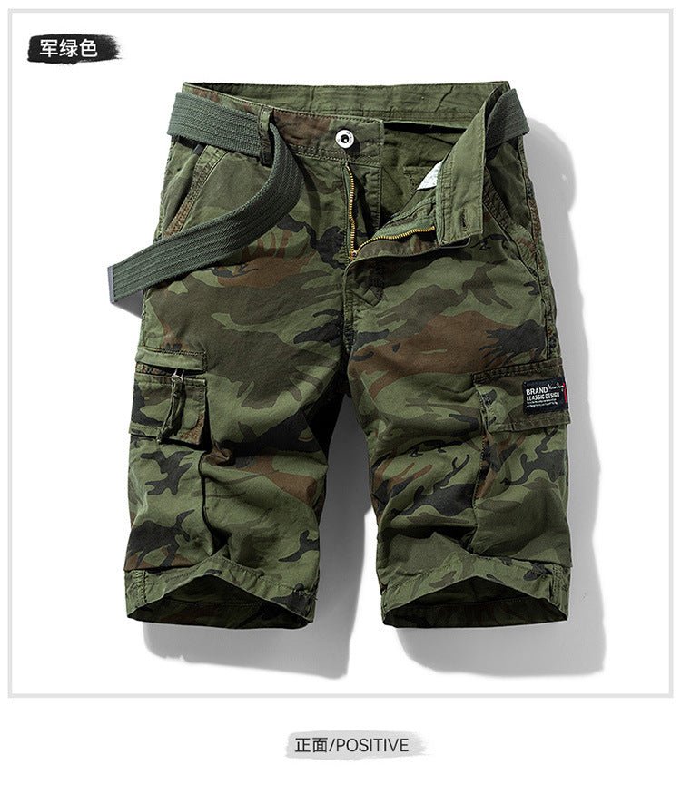 Summer New Style Tooling Shorts American Style Trendy Brand Loose Five-point Pants Casual All-match Youth Straight Multi-pocket Mid-length Pants - FATAONSummer New Style Tooling Shorts American Style Trendy Brand Loose Five-point Pants Casual All-match Youth Straight Multi-pocket Mid-length PantsMode HommeFATAON