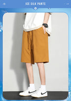 Summer Pants Men's Pants Running Sports Pants Loose Large Size Quick-drying Pants Casual Shorts Pants Printable LOGO - FATAONSummer Pants Men's Pants Running Sports Pants Loose Large Size Quick-drying Pants Casual Shorts Pants Printable LOGOMode HommeFATAON