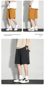 Summer Pants Men's Pants Running Sports Pants Loose Large Size Quick-drying Pants Casual Shorts Pants Printable LOGO - FATAONSummer Pants Men's Pants Running Sports Pants Loose Large Size Quick-drying Pants Casual Shorts Pants Printable LOGOMode HommeFATAON