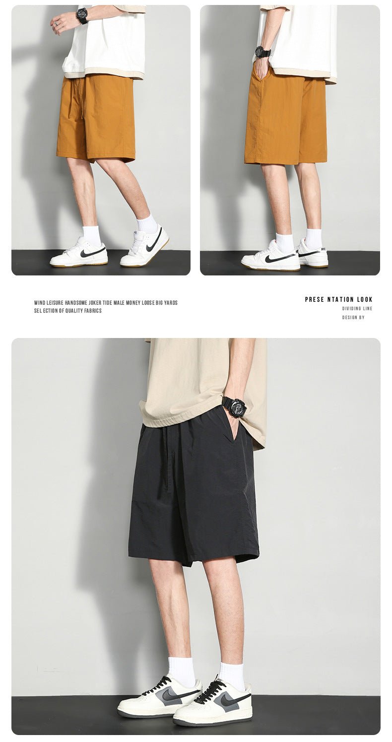 Summer Pants Men's Pants Running Sports Pants Loose Large Size Quick-drying Pants Casual Shorts Pants Printable LOGO - FATAONSummer Pants Men's Pants Running Sports Pants Loose Large Size Quick-drying Pants Casual Shorts Pants Printable LOGOMode HommeFATAON