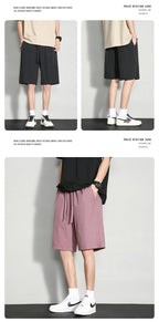 Summer Pants Men's Pants Running Sports Pants Loose Large Size Quick-drying Pants Casual Shorts Pants Printable LOGO - FATAONSummer Pants Men's Pants Running Sports Pants Loose Large Size Quick-drying Pants Casual Shorts Pants Printable LOGOMode HommeFATAON