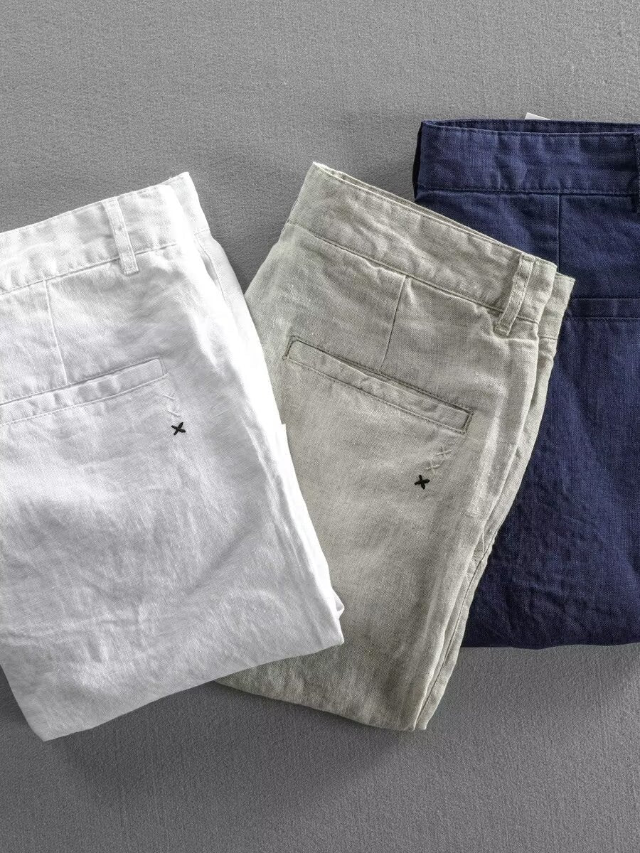 Summer Simple Elegant High Waist Solid Color Daily Fashion Workwear Casual Pants Men's Loose Lazy Wide Leg Shorts - FATAONSummer Simple Elegant High Waist Solid Color Daily Fashion Workwear Casual Pants Men's Loose Lazy Wide Leg ShortsMode HommeFATAON