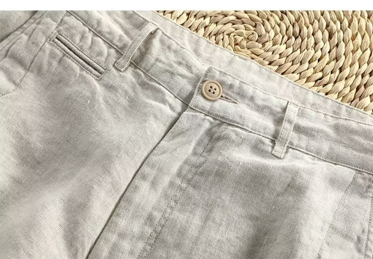 Summer Simple Elegant High Waist Solid Color Daily Fashion Workwear Casual Pants Men's Loose Lazy Wide Leg Shorts - FATAONSummer Simple Elegant High Waist Solid Color Daily Fashion Workwear Casual Pants Men's Loose Lazy Wide Leg ShortsMode HommeFATAON