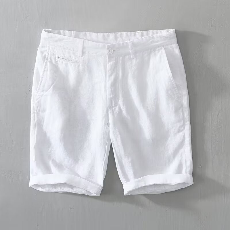 Summer Simple Elegant High Waist Solid Color Daily Fashion Workwear Casual Pants Men's Loose Lazy Wide Leg Shorts - FATAONSummer Simple Elegant High Waist Solid Color Daily Fashion Workwear Casual Pants Men's Loose Lazy Wide Leg ShortsMode HommeFATAON