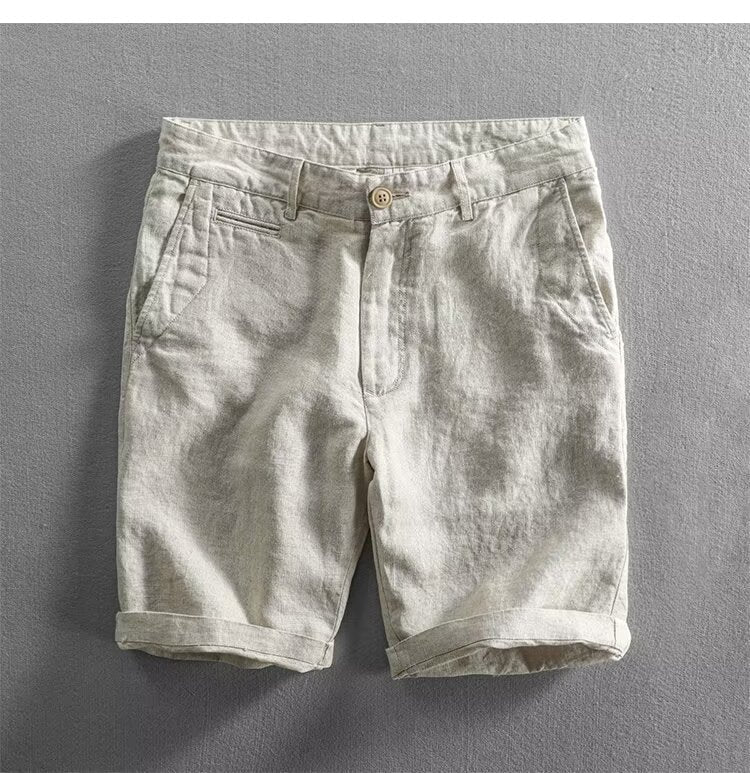 Summer Simple Elegant High Waist Solid Color Daily Fashion Workwear Casual Pants Men's Loose Lazy Wide Leg Shorts - FATAONSummer Simple Elegant High Waist Solid Color Daily Fashion Workwear Casual Pants Men's Loose Lazy Wide Leg ShortsMode HommeFATAON