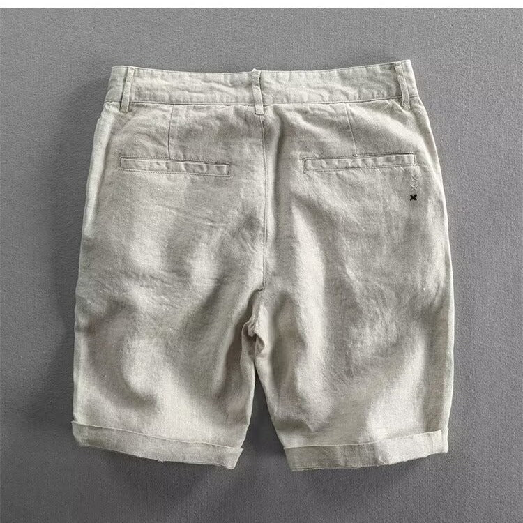 Summer Simple Elegant High Waist Solid Color Daily Fashion Workwear Casual Pants Men's Loose Lazy Wide Leg Shorts - FATAONSummer Simple Elegant High Waist Solid Color Daily Fashion Workwear Casual Pants Men's Loose Lazy Wide Leg ShortsMode HommeFATAON