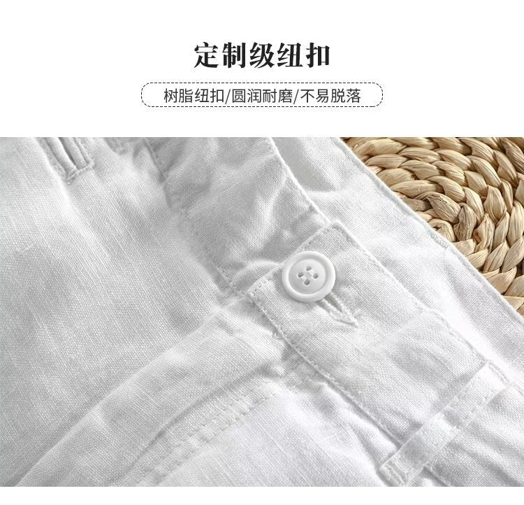 Summer Simple Elegant High Waist Solid Color Daily Fashion Workwear Casual Pants Men's Loose Lazy Wide Leg Shorts - FATAONSummer Simple Elegant High Waist Solid Color Daily Fashion Workwear Casual Pants Men's Loose Lazy Wide Leg ShortsMode HommeFATAON