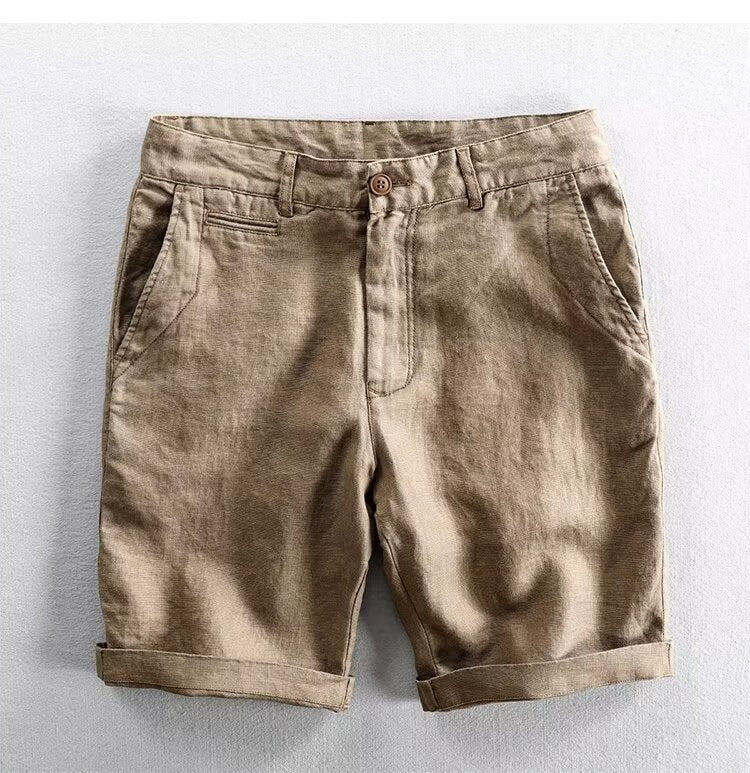Summer Simple Elegant High Waist Solid Color Daily Fashion Workwear Casual Pants Men's Loose Lazy Wide Leg Shorts - FATAONSummer Simple Elegant High Waist Solid Color Daily Fashion Workwear Casual Pants Men's Loose Lazy Wide Leg ShortsMode HommeFATAON