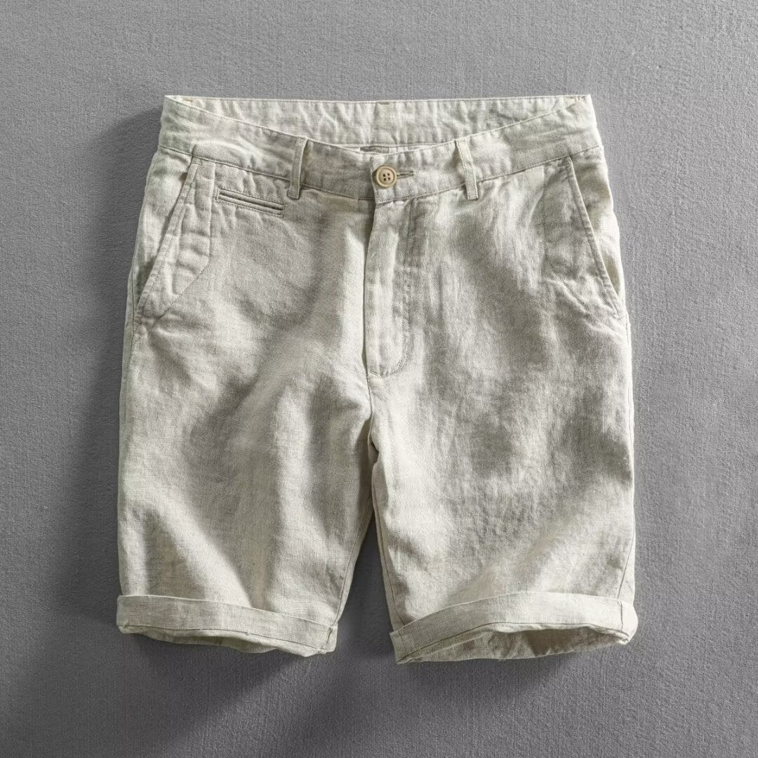 Summer Simple Elegant High Waist Solid Color Daily Fashion Workwear Casual Pants Men's Loose Lazy Wide Leg Shorts - FATAONSummer Simple Elegant High Waist Solid Color Daily Fashion Workwear Casual Pants Men's Loose Lazy Wide Leg ShortsMode HommeFATAON