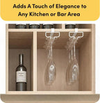 Support à verres à vin suspendu sous l'armoire de cuisine sans perçage, rangement pour verres, organiseur multifonction pour bars et restaurants - FATAONSupport à verres à vin suspendu sous l'armoire de cuisine sans perçage, rangement pour verres, organiseur multifonction pour bars et restaurantsSolutions MaisonFATAON