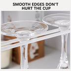 Support à verres à vin suspendu sous l'armoire de cuisine sans perçage, rangement pour verres, organiseur multifonction pour bars et restaurants - FATAONSupport à verres à vin suspendu sous l'armoire de cuisine sans perçage, rangement pour verres, organiseur multifonction pour bars et restaurantsSolutions MaisonFATAON