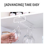 Support à verres à vin suspendu sous l'armoire de cuisine sans perçage, rangement pour verres, organiseur multifonction pour bars et restaurants - FATAONSupport à verres à vin suspendu sous l'armoire de cuisine sans perçage, rangement pour verres, organiseur multifonction pour bars et restaurantsSolutions MaisonFATAON