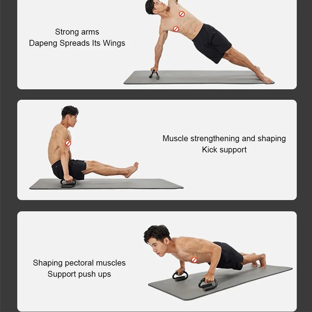 Support de push up de type S, poignée en mousse antidérapante, tuyau en acier épais, équipement de fitness domestique, équipement d'entraînement musculaire pectoral - FATAONSupport de push up de type S, poignée en mousse antidérapante, tuyau en acier épais, équipement de fitness domestique, équipement d'entraînement musculaire pectoralFitness & SportFATAON