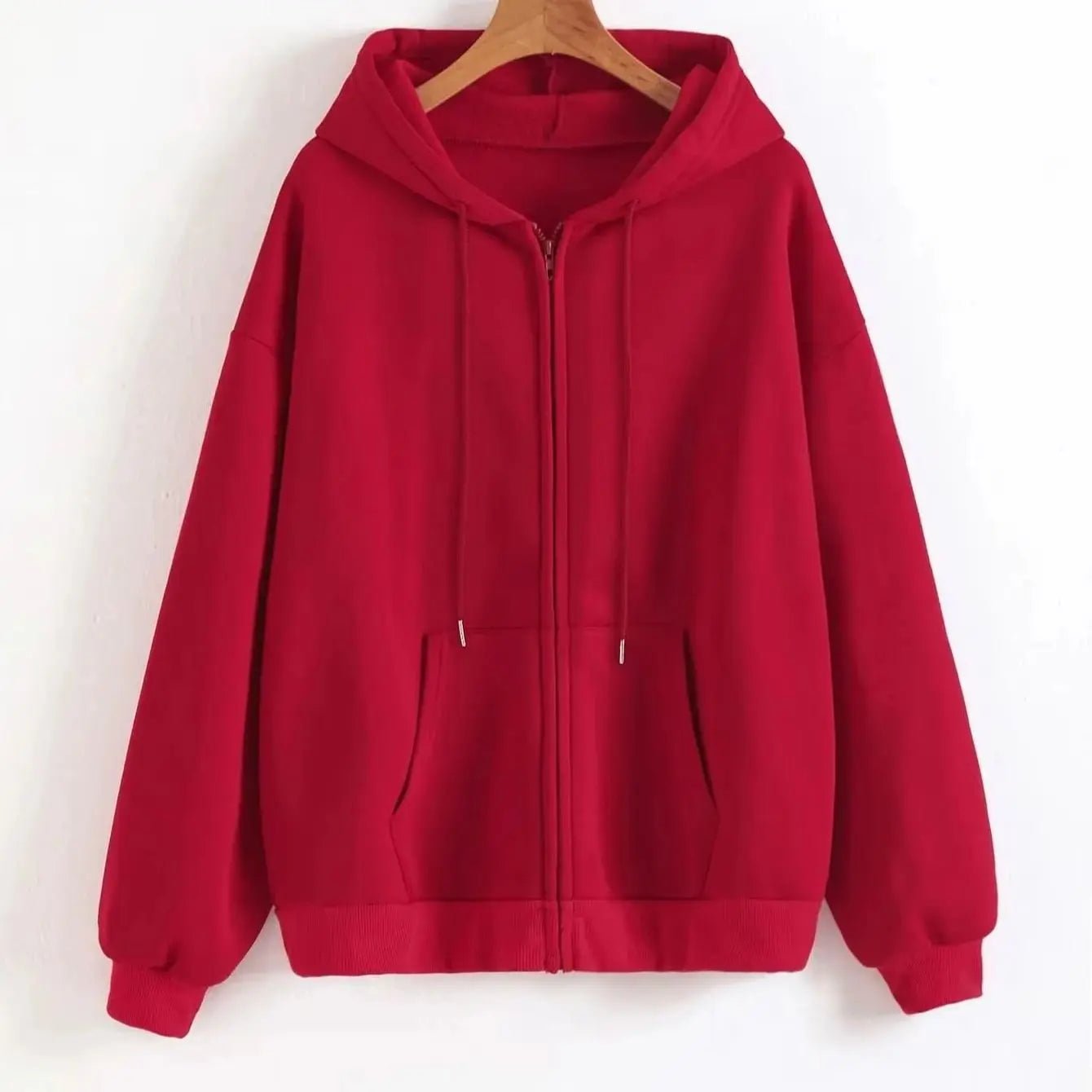 Surdimensionné sweat à capuche pour femme décontracté solide fermeture éclair sweat à capuche Harajuku coréen lâche Couple veste à capuche manteau Streetwear - FATAONSurdimensionné sweat à capuche pour femme décontracté solide fermeture éclair sweat à capuche Harajuku coréen lâche Couple veste à capuche manteau StreetwearMode HommeFATAON