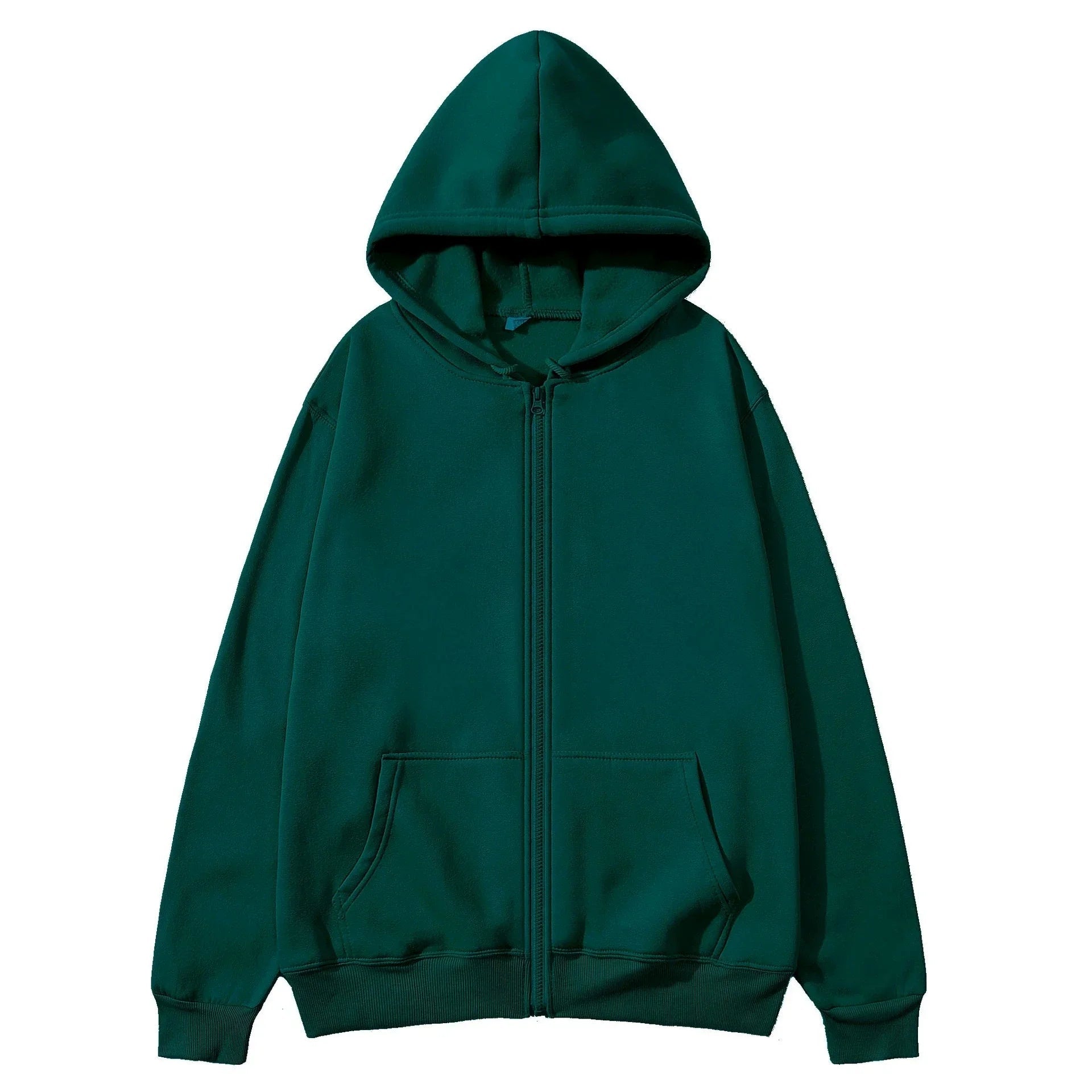 Surdimensionné sweat à capuche pour femme décontracté solide fermeture éclair sweat à capuche Harajuku coréen lâche Couple veste à capuche manteau Streetwear - FATAONSurdimensionné sweat à capuche pour femme décontracté solide fermeture éclair sweat à capuche Harajuku coréen lâche Couple veste à capuche manteau StreetwearMode HommeFATAON
