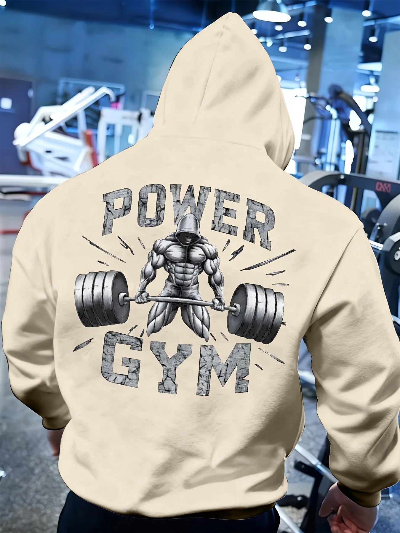 Sweat à capuche doux et confortable pour hommes, à la mode, Fitness, entraînement musculaire, lettre imprimée, haut de sport urbain en plein air, automne - FATAONSweat à capuche doux et confortable pour hommes, à la mode, Fitness, entraînement musculaire, lettre imprimée, haut de sport urbain en plein air, automneMode HommeFATAON