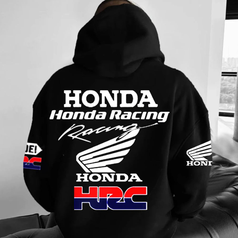 Sweat à capuche pour passionnés de moto pour hommes et femmes, pull à manches longues, imprimé Honda, veste de sport et de loisirs, automne/hiver - FATAONSweat à capuche pour passionnés de moto pour hommes et femmes, pull à manches longues, imprimé Honda, veste de sport et de loisirs, automne/hiverMode HommeFATAON