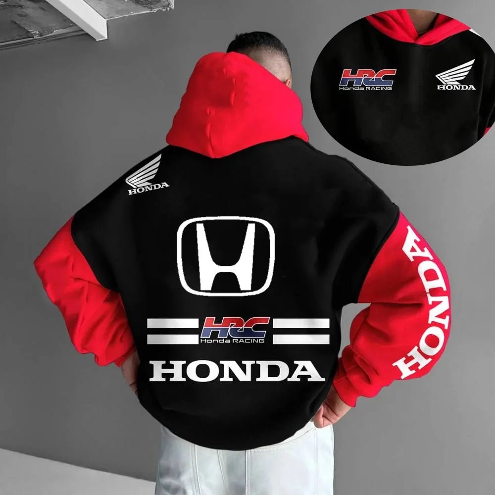 Sweat à capuche pour passionnés de moto pour hommes et femmes, pull à manches longues, imprimé Honda, veste de sport et de loisirs, automne/hiver - FATAONSweat à capuche pour passionnés de moto pour hommes et femmes, pull à manches longues, imprimé Honda, veste de sport et de loisirs, automne/hiverMode HommeFATAON