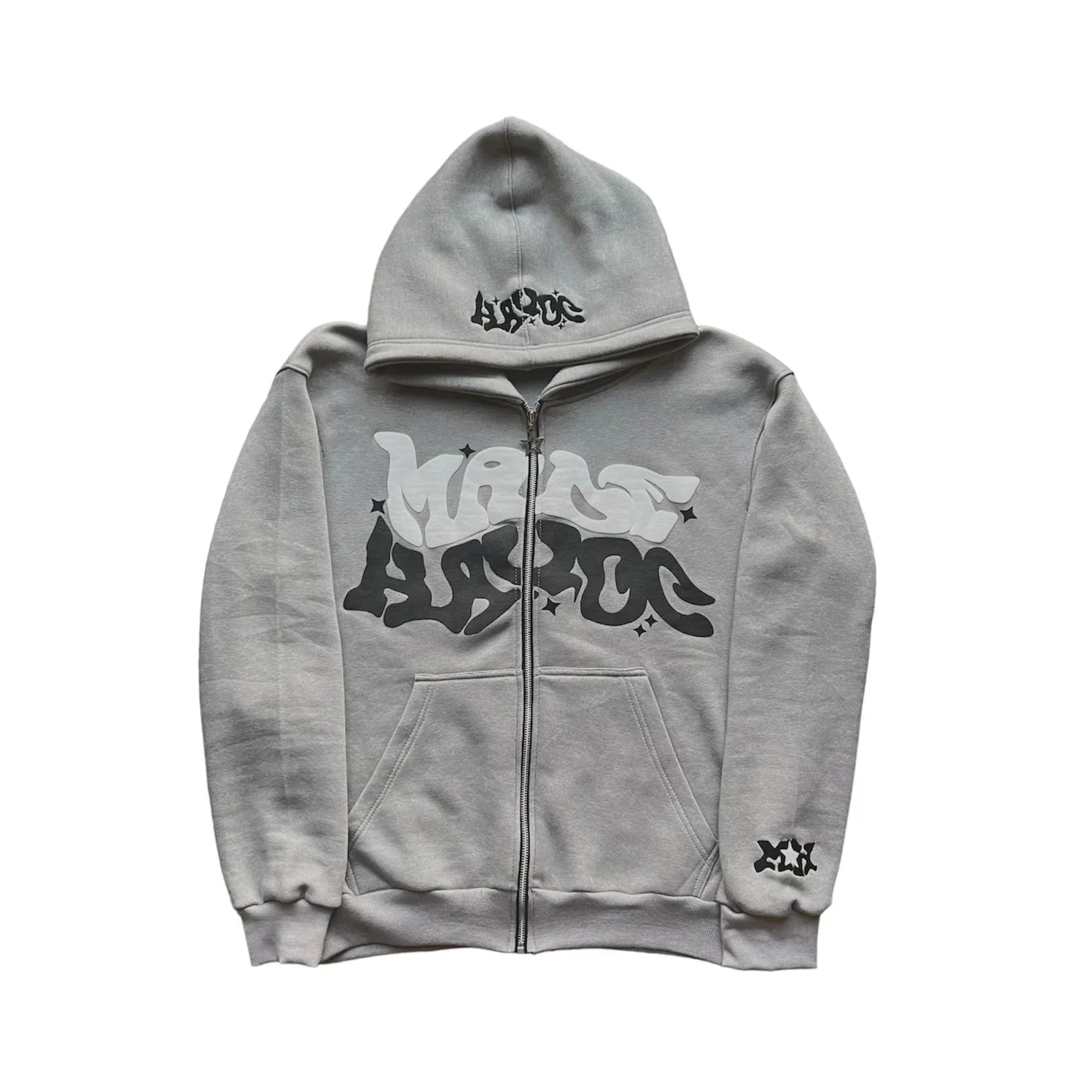 Sweat-shirt à capuche avec fermeture éclair et lettres américaines rétro, adapté aux hommes et aux femmes portant une veste Y2K, cardigan automne/hiver - FATAONSweat-shirt à capuche avec fermeture éclair et lettres américaines rétro, adapté aux hommes et aux femmes portant une veste Y2K, cardigan automne/hiverMode HommeFATAON