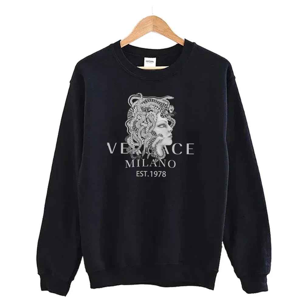 Sweat-shirt à col rond + pantalon de survêtement pour hommes, imprimé de luxe, Simple, décontracté, polyvalent, sport, ensemble deux pièces, automne - FATAONSweat-shirt à col rond + pantalon de survêtement pour hommes, imprimé de luxe, Simple, décontracté, polyvalent, sport, ensemble deux pièces, automneMode HommeFATAON