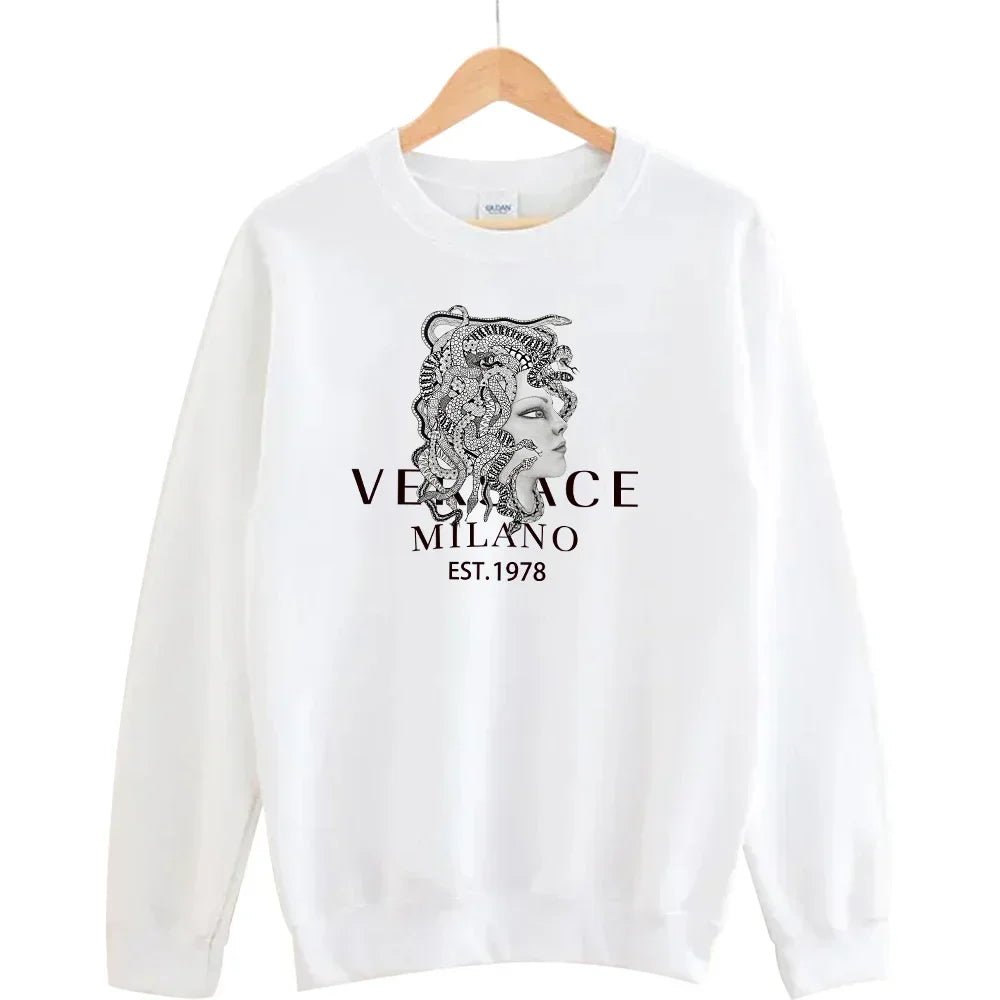 Sweat-shirt à col rond + pantalon de survêtement pour hommes, imprimé de luxe, Simple, décontracté, polyvalent, sport, ensemble deux pièces, automne - FATAONSweat-shirt à col rond + pantalon de survêtement pour hommes, imprimé de luxe, Simple, décontracté, polyvalent, sport, ensemble deux pièces, automneMode HommeFATAON