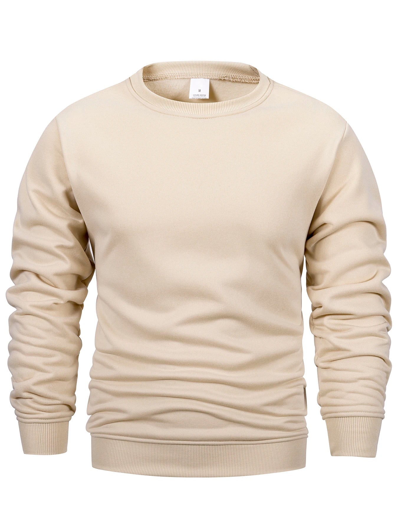 Sweat-shirt à col rond pour hommes, couleur unie, printemps, extérieur, décontracté, quotidien, manches longues, pull à capuche, vêtements de sport pour hommes - FATAONSweat-shirt à col rond pour hommes, couleur unie, printemps, extérieur, décontracté, quotidien, manches longues, pull à capuche, vêtements de sport pour hommesMode HommeFATAON