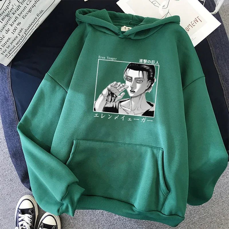 Sweats à capuche Shingeki No Kyojin, Attaque des Titans, PVD, Anime japonais, Vêtements Manga, Eren Yeager - FATAONSweats à capuche Shingeki No Kyojin, Attaque des Titans, PVD, Anime japonais, Vêtements Manga, Eren YeagerMode HommeFATAON